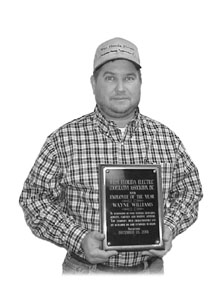 Wayne Williams, WFEC Employee of the Year